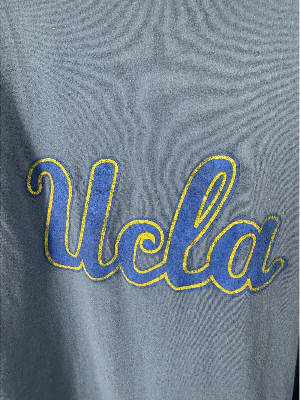 UCLA Bruins Shirt Men Large Blue Adidas Short Sleeve Crewneck Cotton XXL